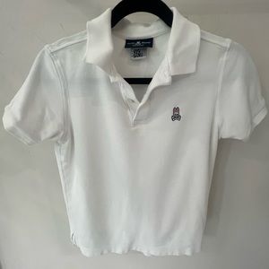 Psycho Bunny White Boys Polo